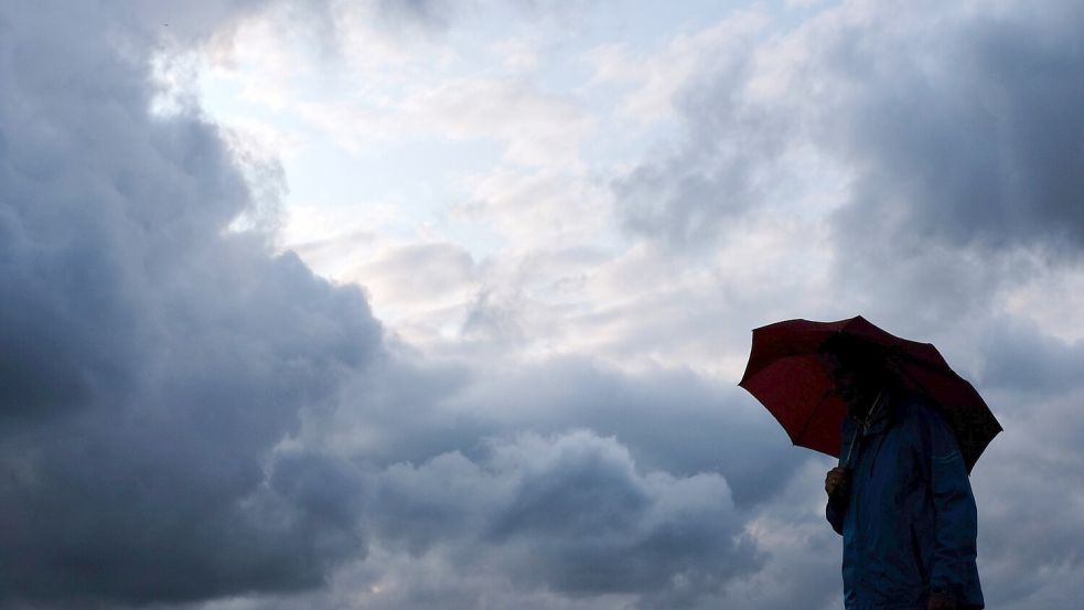 Es wird stürmisch in Ostfriesland. Foto: Gerten/dpa