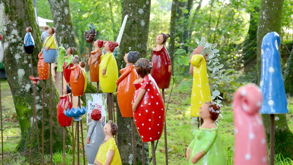 Schönes für den Garten gab es reichlich bei der Septemberpartie in Hesel.