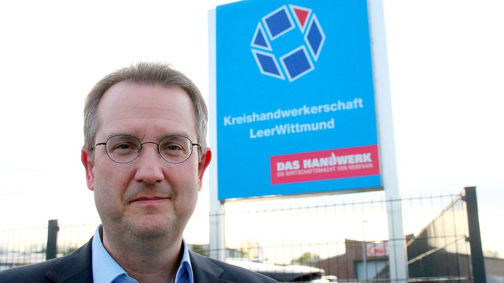 Thomas Dreesmann ist seit dem 1. Juli Geschäftsführer der Kreishandwerkerschaft Leer-Wittmund. Foto: Bothe