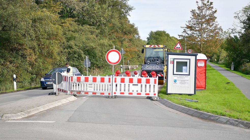 Die Sperrung der L3 geht in die nächste Phase. Der Abschnitt zwischen Autobahn und Canum wird voraussichtlich ab Montag wieder freigegeben. Foto: Wagenaar