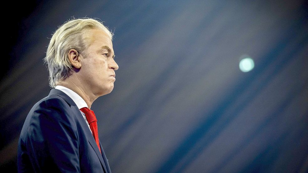 Geert Wilders, Parteivorsitzender der Partei für die Freiheit (PVV). Foto: dpa/ANP/Koen Van Weel