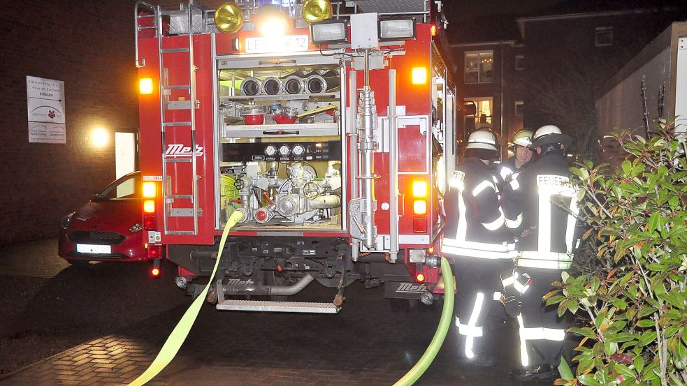 Die Feuerwehr der Stadt Leer war im Einsatz. Foto: Wolters