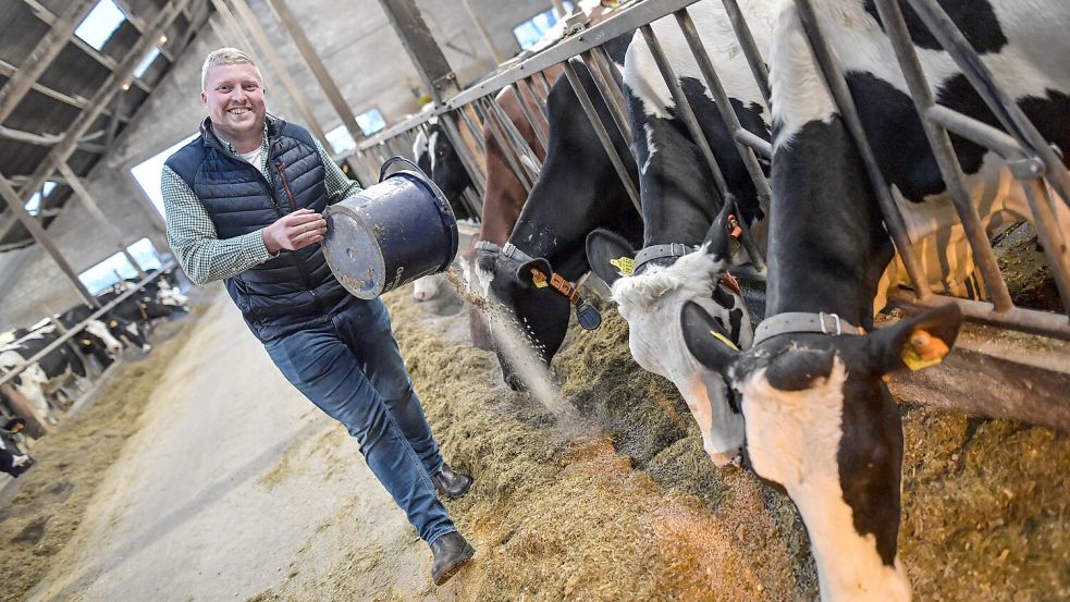 Im Alter von 20 Jahren hat Heiner Cordes den Hof von seinen Eltern übernommen. Foto: Ortgies