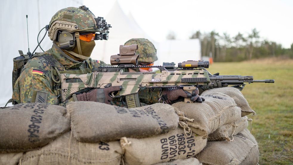 Mit Zuschüssen für die Bundeswehr soll Deutschland sicherer gemacht werden. Foto: dpa/Philipp Schulze