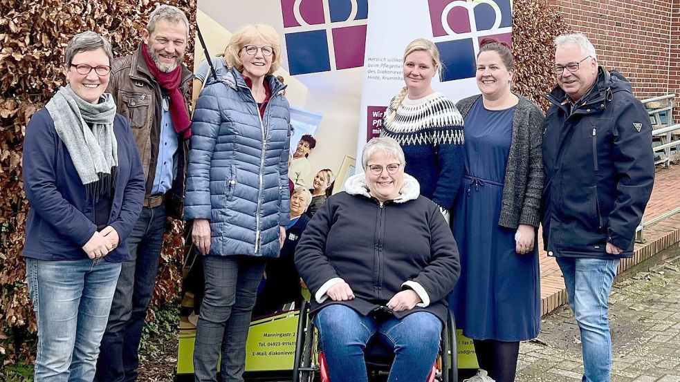 Sie setzen sich für Patienten wie für Mitarbeiter ein (von links): Barbara Wündisch-Konz, Hartmut Lübben, Marianna Reck, Birgit Willems, Silvia Bönisch, Ann-Kathrin Eilts und Frank Baumann. Foto: privat