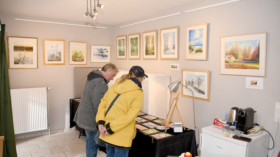 Thiet's Restaurant wurde bei den Kunsttagen zu "Thiet's Galerie". Foto: Stromann