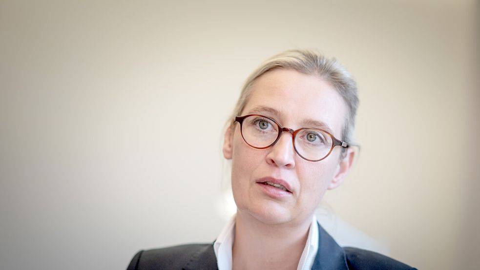 AfD-Chefin Alice Weidel hat sich zu einem möglichen TV-Duell mit Sahra Wagenknecht geäußert. Foto: dpa/Michael Kappeler