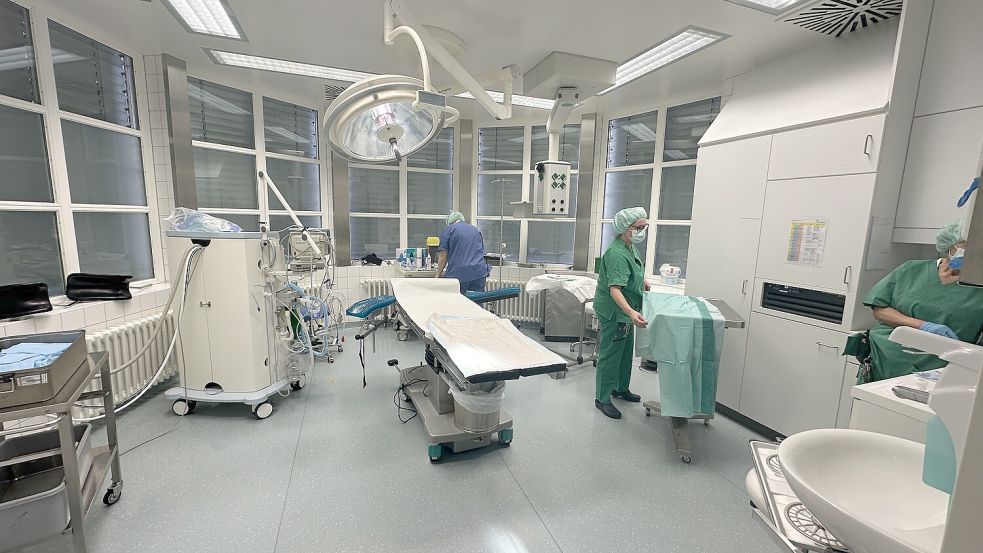 Der OP-Saal im Justizkrankenhaus in Lingen. Foto: Mausch