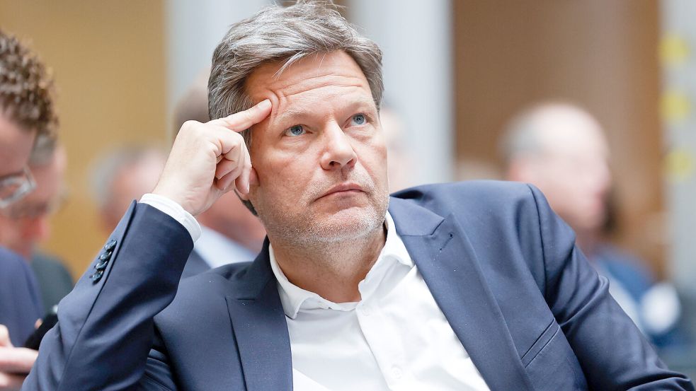 Wirtschaftsminister Robert Habeck (Grüne) will öffentliche Aufträge nur noch an Unternehmen vergeben, die Klimaschutzauflagen einhalten. Eine Umfrage zeigt, was die Bürger davon halten. Foto: www.imago-images.de