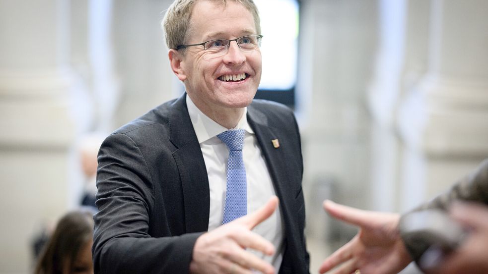 Ministerpräsident Daniel Günther arbeitet gut mit Bodo Ramelow zusammen. Foto: dpa/Bernd von Jutrczenka