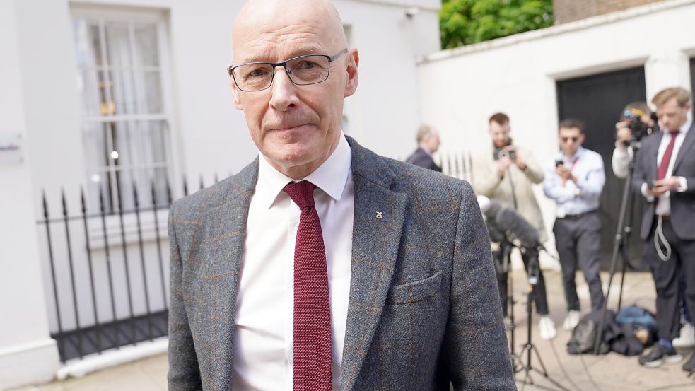 Neuer Vorsitzender der schottischen Regierungspartei SNP: John Swinney Foto: PA Wire