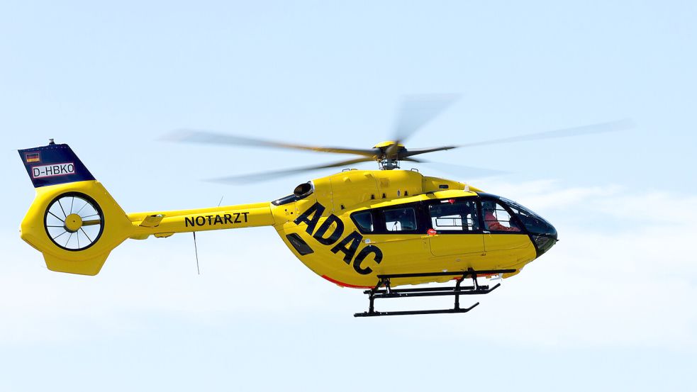 Der Schwerverletzte wurde mit einem Hubschrauber in eine Klinik geflogen. Symbolfoto: ADAC Luftrettung
