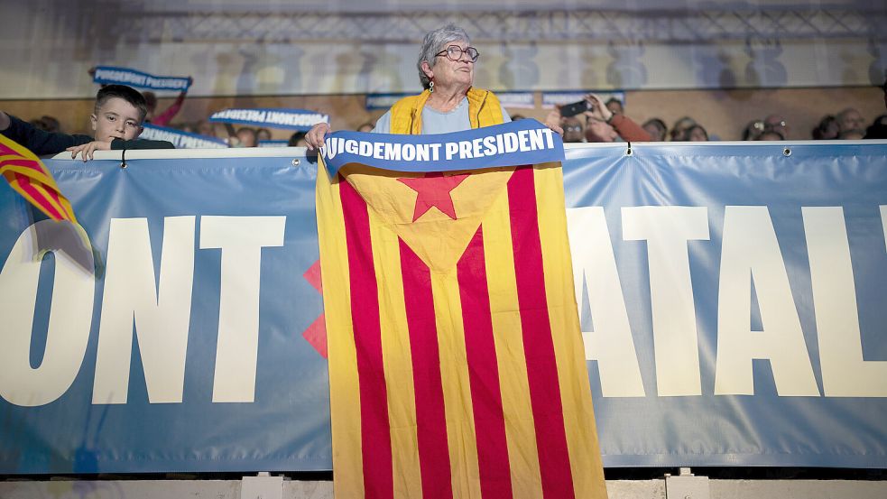 Puigdemont war vor der Regionalwahl in Barcelona die Stimme für die Unabhängigkeit Kataloniens - doch die ist jetzt vom Tisch. Foto: dpa/Joan Mateu