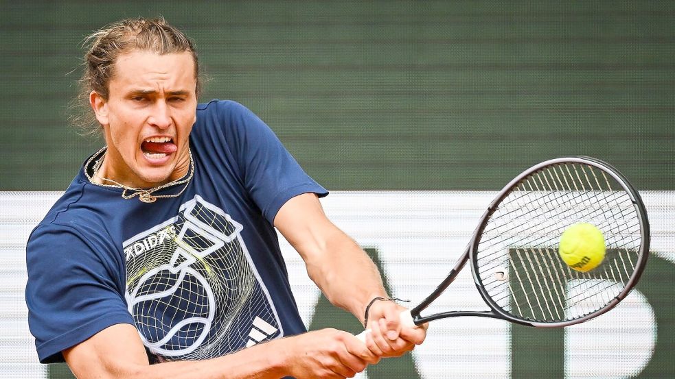 Will seinen ersten Grand-Slam-Titel in Paris holen: Alexander Zverev. Foto: Matthieu Mirville/ZUMA Press Wire/dpa