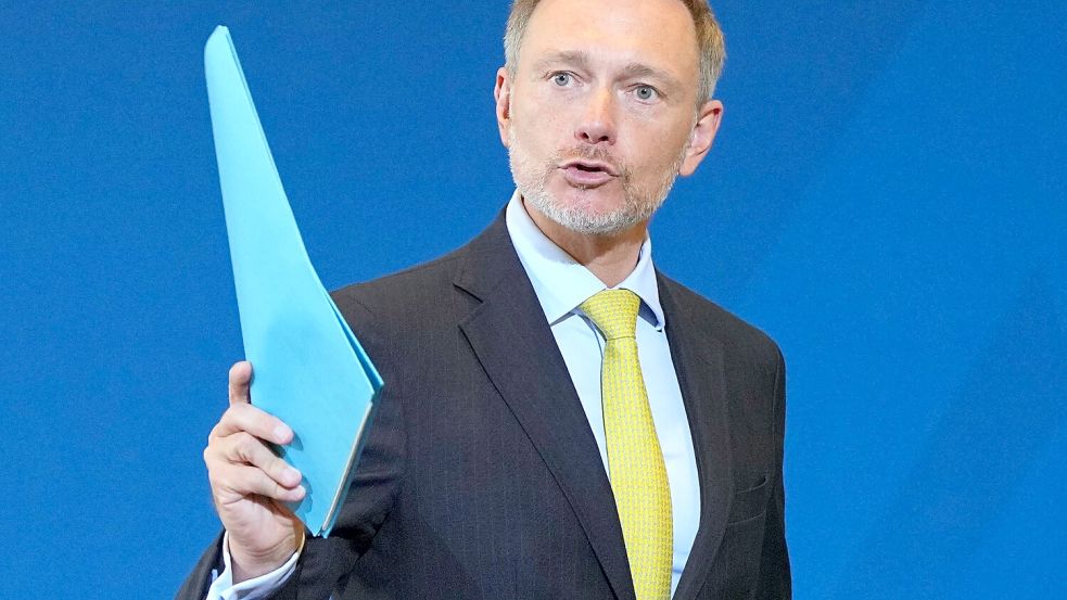 Bundesfinanzminister Christian Lindner steht in der Kritik des Sozialverbandes SoVD. Foto: dpa/Soeren Stache