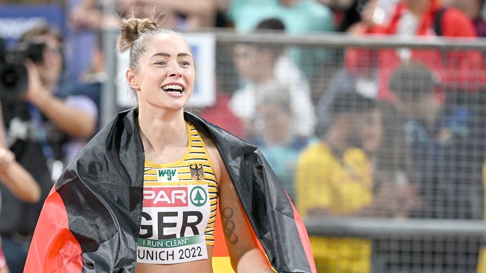 Verteidigt ihre beiden EM-Titel in Rom: Sprinterin Gina Lückenkemper. Foto: Sven Hoppe/dpa