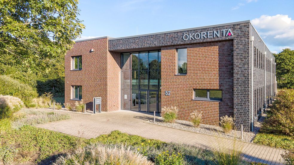 Der Hauptsitz der ÖKORENTA Gruppe am Kornkamp 52 in Aurich.