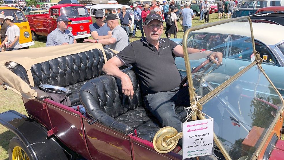 Mit einem Ford Model T hat Herbert Lenk im vergangenen Jahr an der Friesland-Rallye teilgenommen. Foto: Ortgies/Archiv