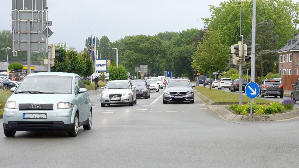 Auf Autofahrer in Leer kommen Vollsperrungen zu. Foto: Lüppen