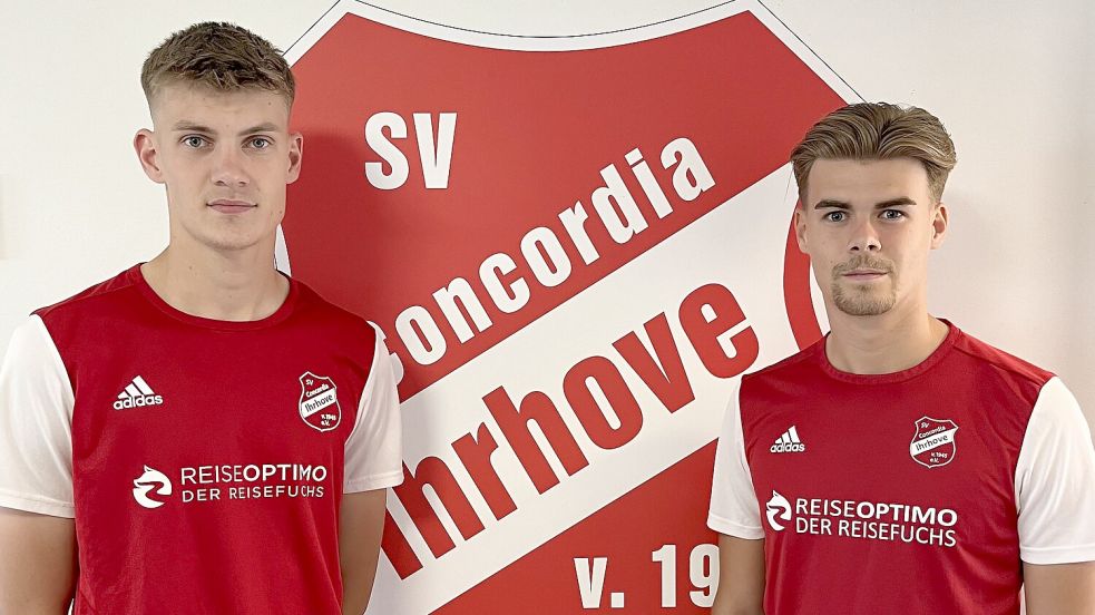 Ole und Hennes Janssen wechseln zum SV Concordia Ihrhove. Foto: Verein