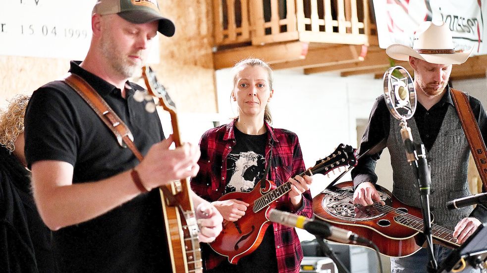 Bluegrass und Country wurden in der Mühle gespielt. Foto: Stromann