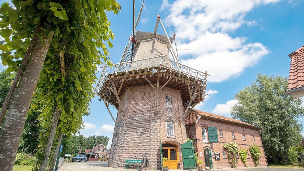 Die Mühle Neermoor ist für die Besucher regelmäßig geöffnet. Foto: Stoever Fotografie