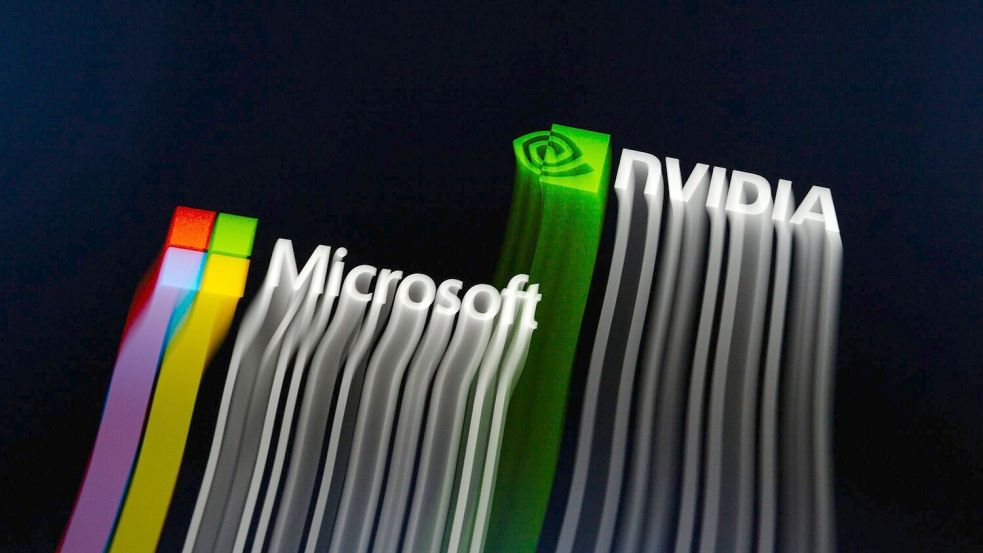 Chips von Nvidia spielen eine Schlüsselrolle für Software mit Künstlicher Intelligenz. Der KI-Boom macht auch Aktien von Microsoft populär. Foto: Andre M. Chang/ZUMA Press Wire/dpa
