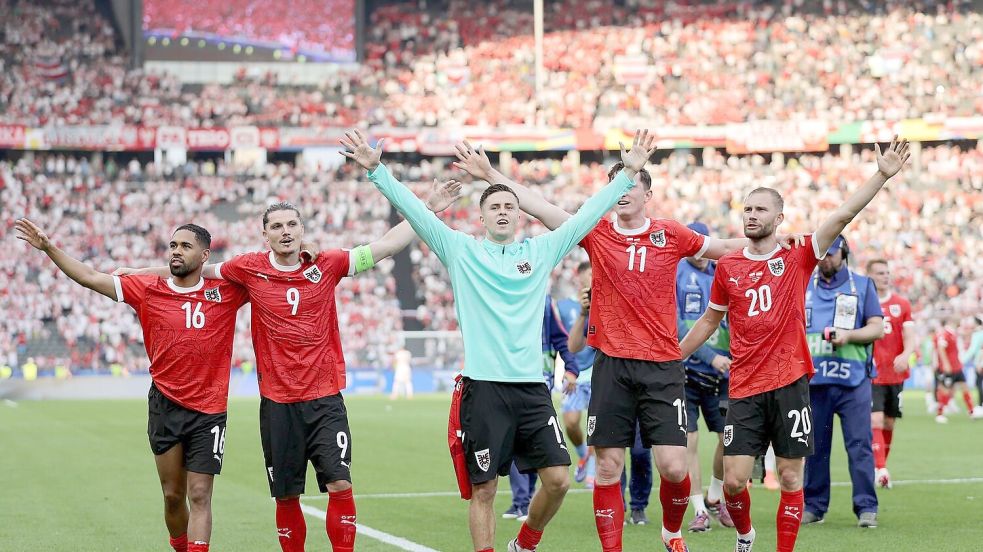 In Österreich ist man nach dem zweiten Spieltag guter Dinge. Foto: Andreas Gora/dpa