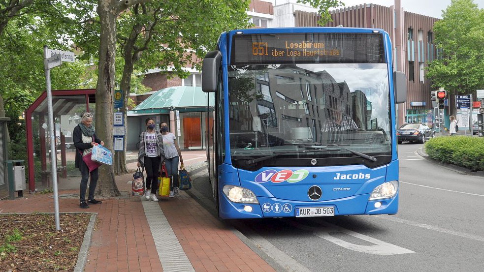Der Stadtbus wird ab August um eine Haltestelle erweitert. Foto: Wolters/Archiv