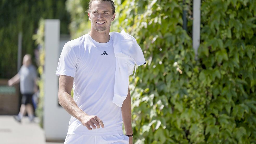 Für Ablenkung in Wimbledon hat Alexander Zverev gesorgt. Foto: Alessandro Della Valle/KEYSTONE/dpa
