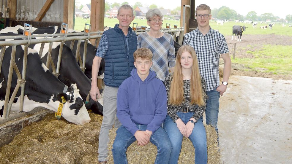 Die Familie Tammen aus Simonswolde beteiligt sich am „Tag des offenen Hofes“. Foto: LHV Ostfriesland