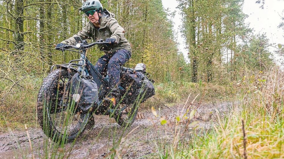 Das Lastenrad Orox ist absolut offroadtauglich. Foto: Tren