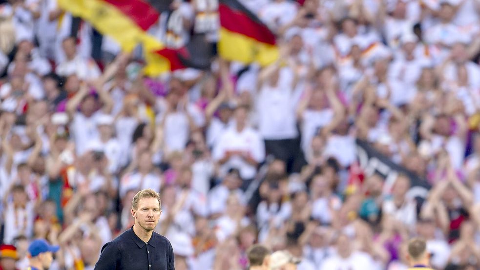 Spielte sich mit seinem Team in deutsche Fan-Herzen: Bundestrainer Julian Nagelsmann. Foto: Imago/MIS