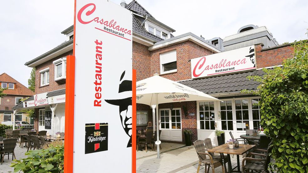 Nach fast 14 Jahren schließt ab Montag, 15. Juli, das Restaurant Casablanca an der Hauptstraße in Wiesmoor. Foto: Böning