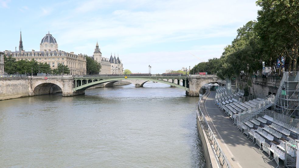 Nach gründlicher Säuberung soll man in der Seine in Paris wieder baden können. Foto: IMAGO / ZUMA Press Wire