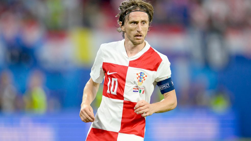 Auch bei der diesjährigen EM war Luka Modric teil des Kaders. Foto: Robert Michael/dpa