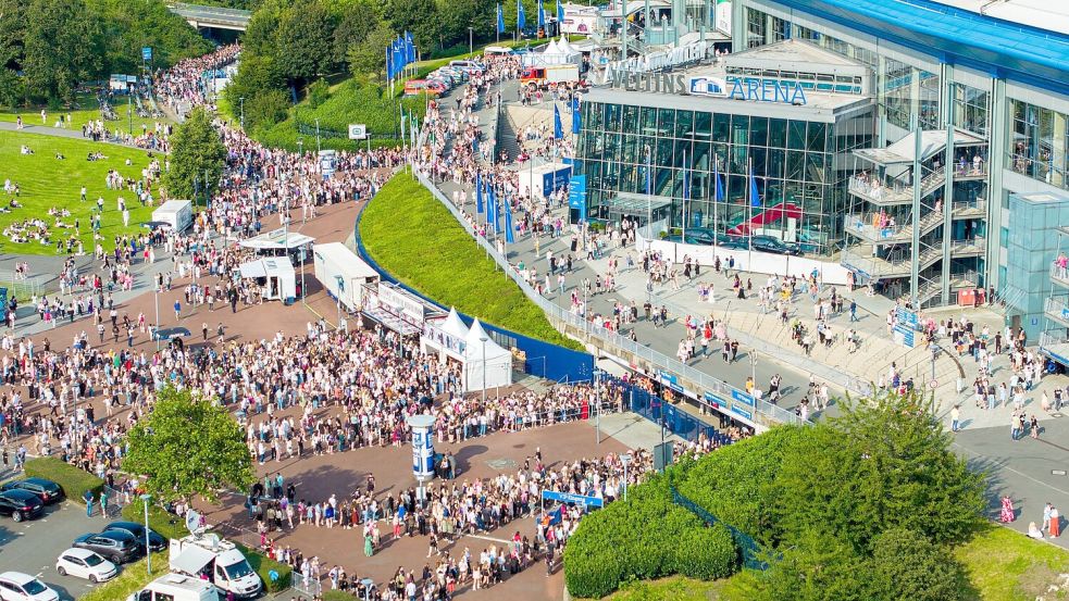 Gelsenkirchen erwartet rund um die drei Konzerte der Musikerin etwa 200.000 Fans. Foto: Christoph Reichwein/dpa