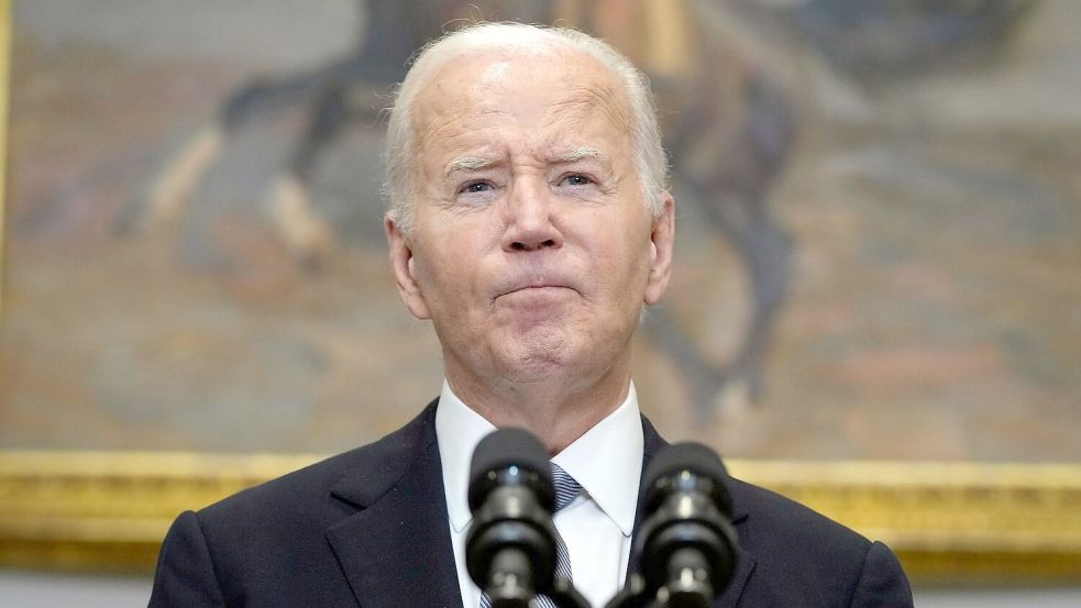 Für seine Entscheidung, sich aus dem US-Präsidentschaftsrennen zurückzuziehen, erntet Biden Respekt. (Archivbild) Foto: Susan Walsh/AP/dpa