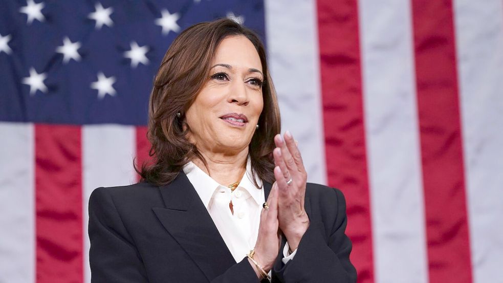 Kamala Harris würde gerne die erste Präsidentin der USA werden. Foto: Shawn Thew/Pool EPA/AP/dpa