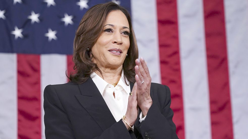 „Keine Gelegenheit, zu glänzen“: die mögliche neue Präsidentschaftskandidatin der Demokraten, Kamala Harris Foto: Pool EPA/AP/Shawn Thew