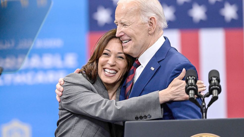 Die neue Kandidatin? Nicht nur Biden unterstützt Harris. (Archivbild) Foto: Matt Kelley/FR171845 AP/AP/dpa