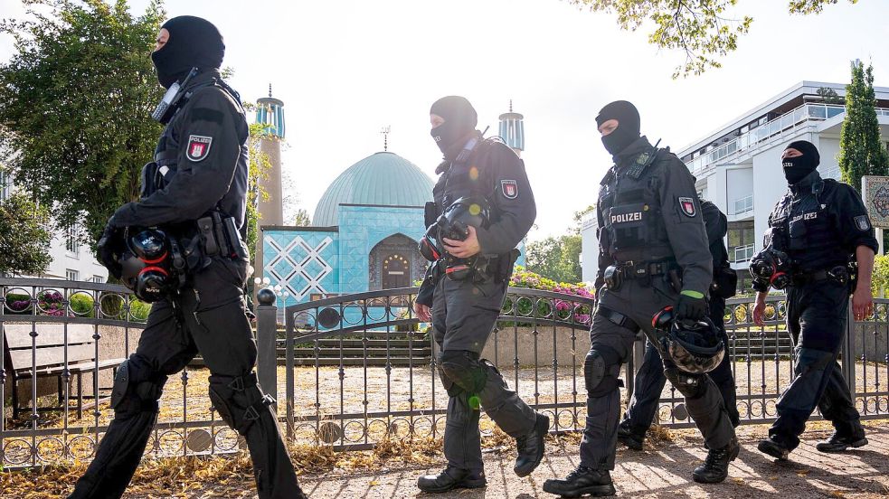 Das Islamische Zentrum Hamburg ist schon lange im Visier der Behörden. Foto: Daniel Bockwoldt/dpa