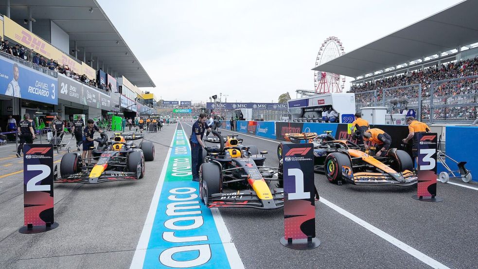 Ein neues Punktesystem in der Formel 1 ist erstmal vertagt. Foto: Hiro Komae/AP/dpa