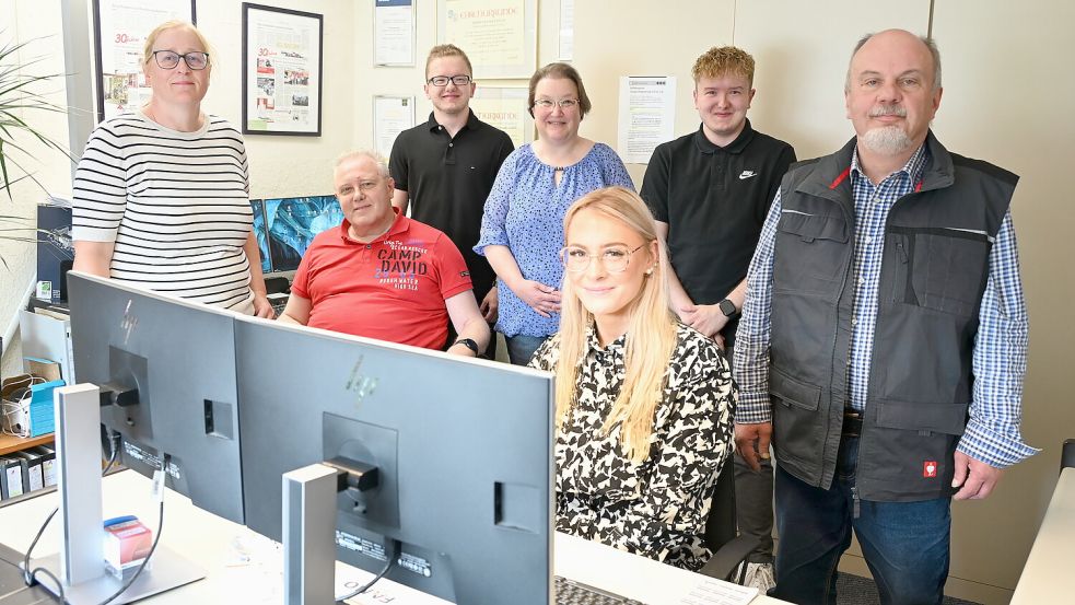 Betriebsleitung, Büroleiterin und Büro-Team sorgen für einen reibungslosen Ablauf.