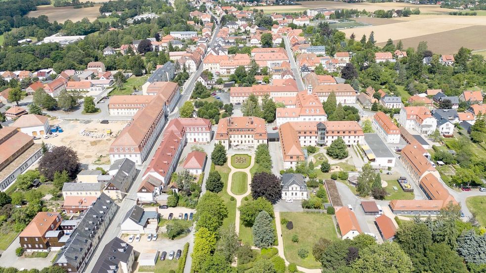 Die Brüdergemeine Herrnhut in Sachsen. (Archivfoto) Foto: Sebastian Kahnert/dpa