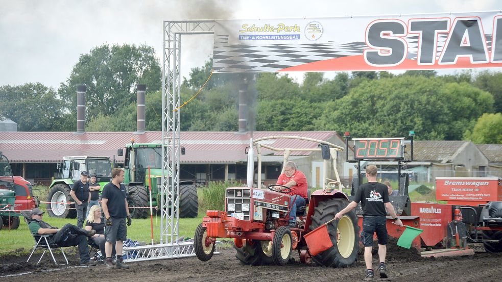 Bestens organisiert war der Wettkampf in Wittensand. Foto: Weers