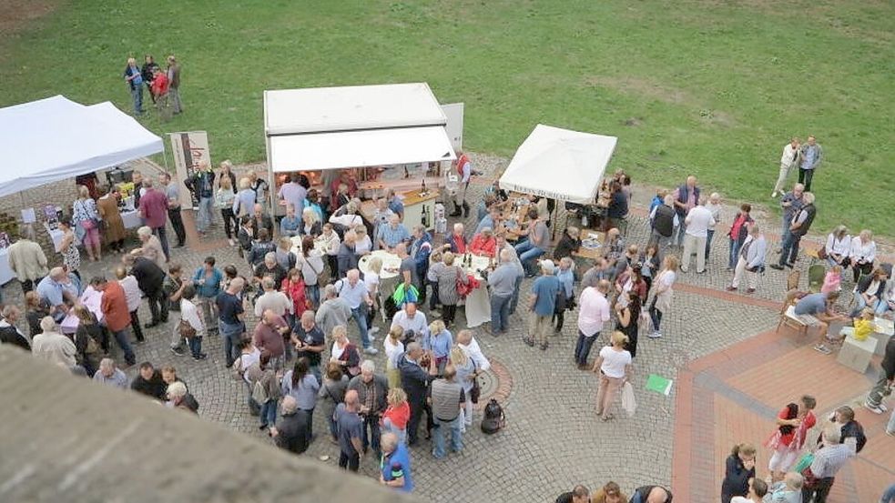 Das erste Weinfest bei der Johann-Mühle gab es 2018. Foto: Privat/Archiv