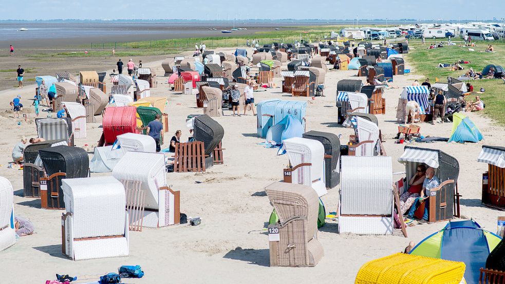 Sonniges Wetter an der Nordseeküste gibt es auch zum Start in die neue Woche. Foto: dpa/Hauke-Christian Dittrich