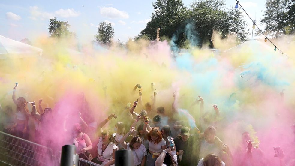 In Upleward wird es bunt: Dort steigt das Holi Beach Festival. Foto: Archiv