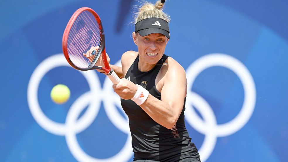 Angelique Kerber verblüfft in Paris. Foto: Sven Hoppe/dpa